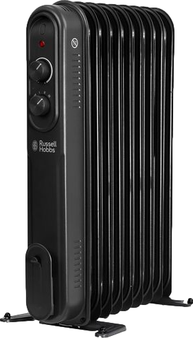 Portable Oil-Filled Radiator Black
