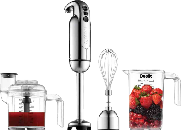 3-in-1 Hand Blender, Chopper & Whisk Silver