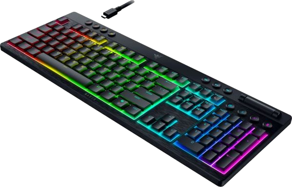 BlackWidow V4 Low profile HyperSpeed Wireless Mechanical Gaming Keyboard Black