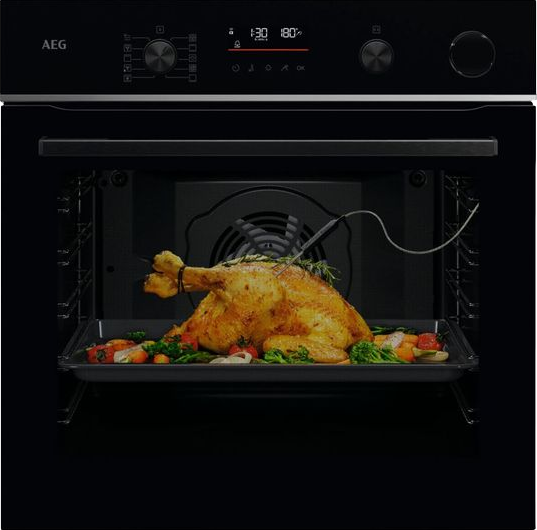 6000 SenseCook Electric Pyrolytic Steam Smart Oven Black