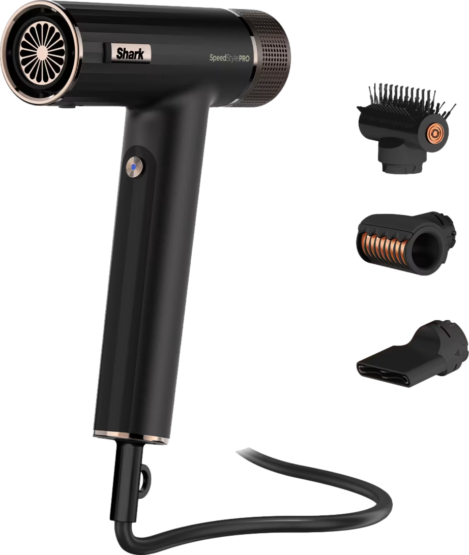 SpeedStyle Pro 3-in-1 High-Velocity Hair Dryer System for Straight & Wavy Hair