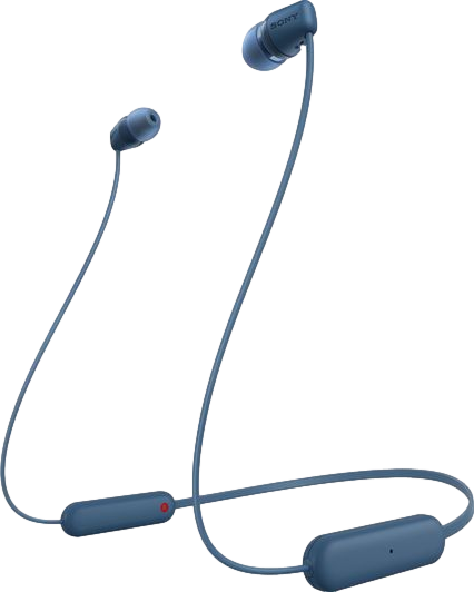 Wireless Bluetooth In-Ear Headphones with 25 Hour Battery Life Blue