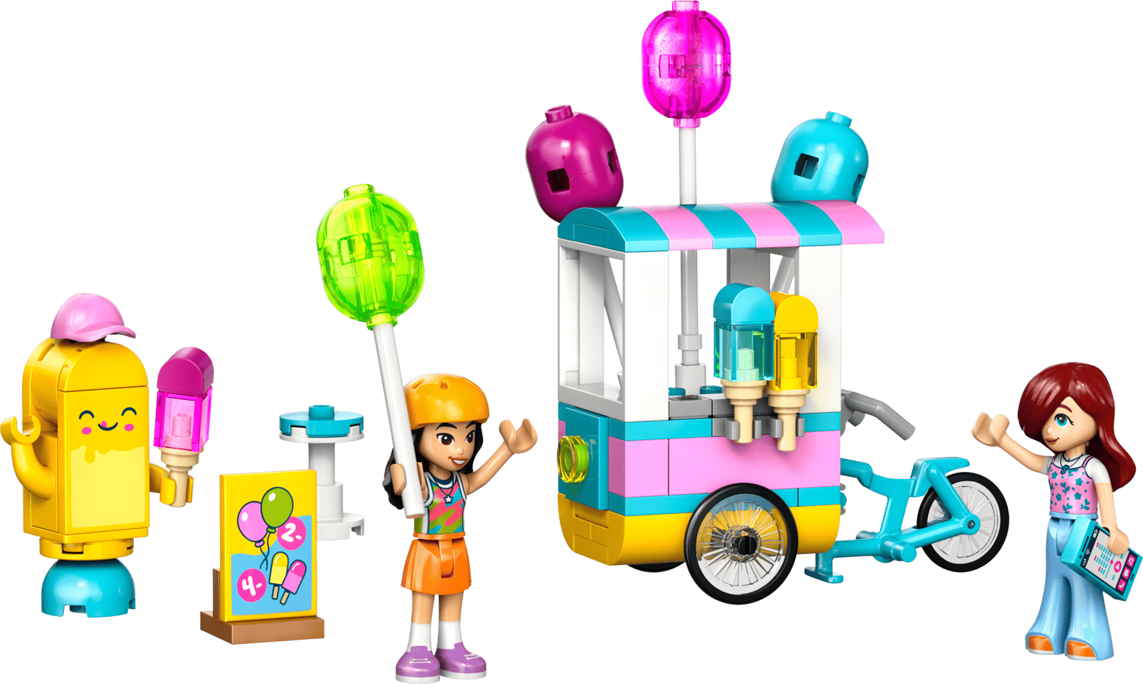 Friends Ice Cream & Balloon Stand