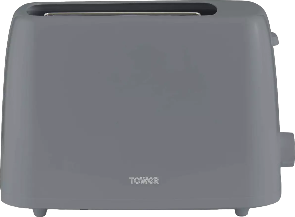 2 Slice Toaster 650W Grey