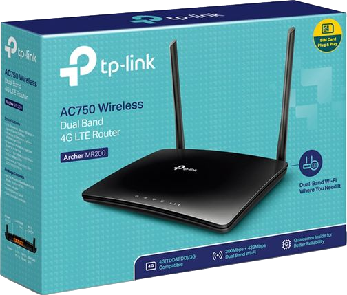 TP-Link Archer AC750 Dual-Band 4G LTE Router thumbnail