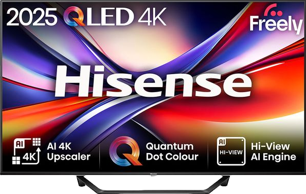 A7Q 43" QLED 4K Smart AI TV with Freely