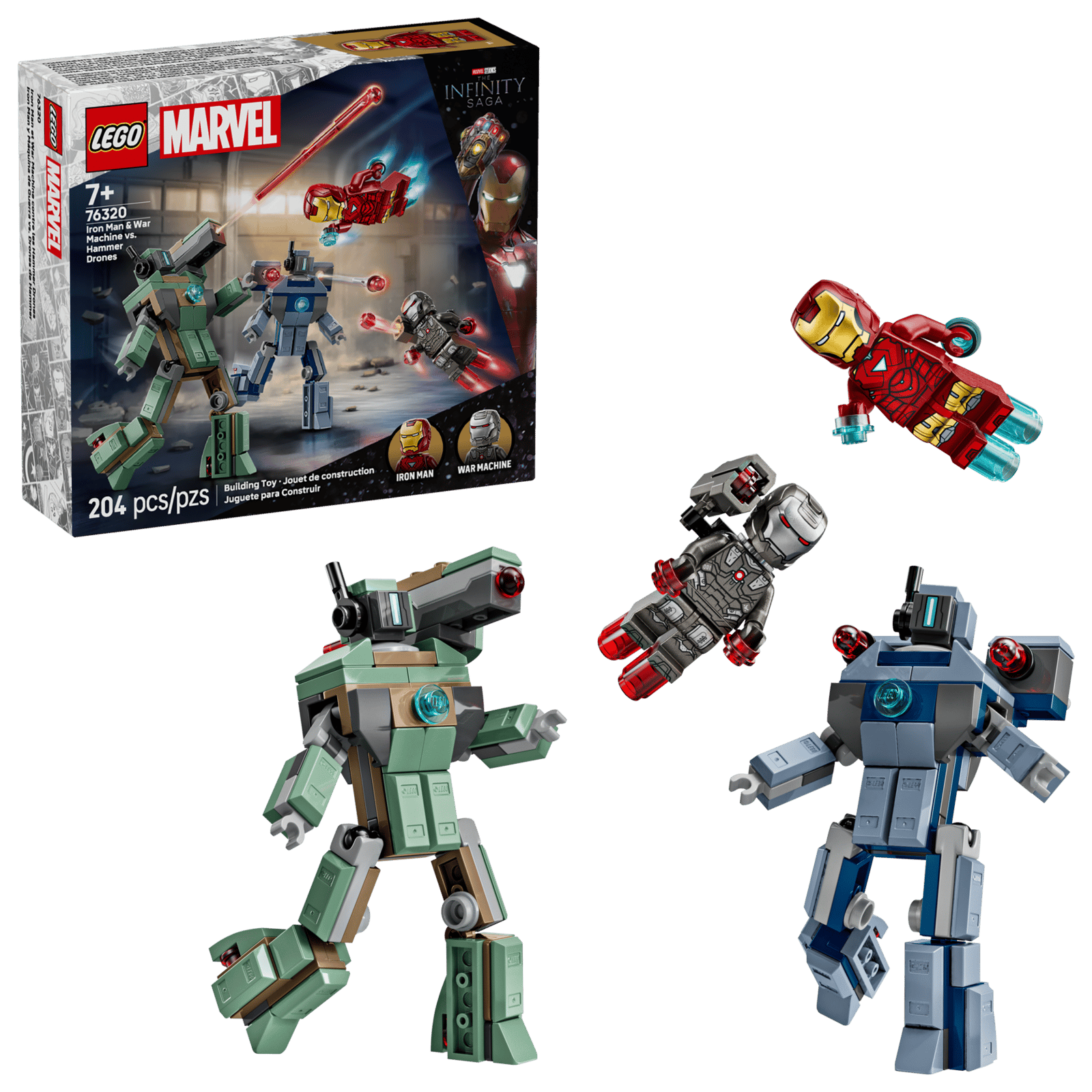 LEGO Marvel Iron Man & War Machine vs. Hammer Drones thumbnail