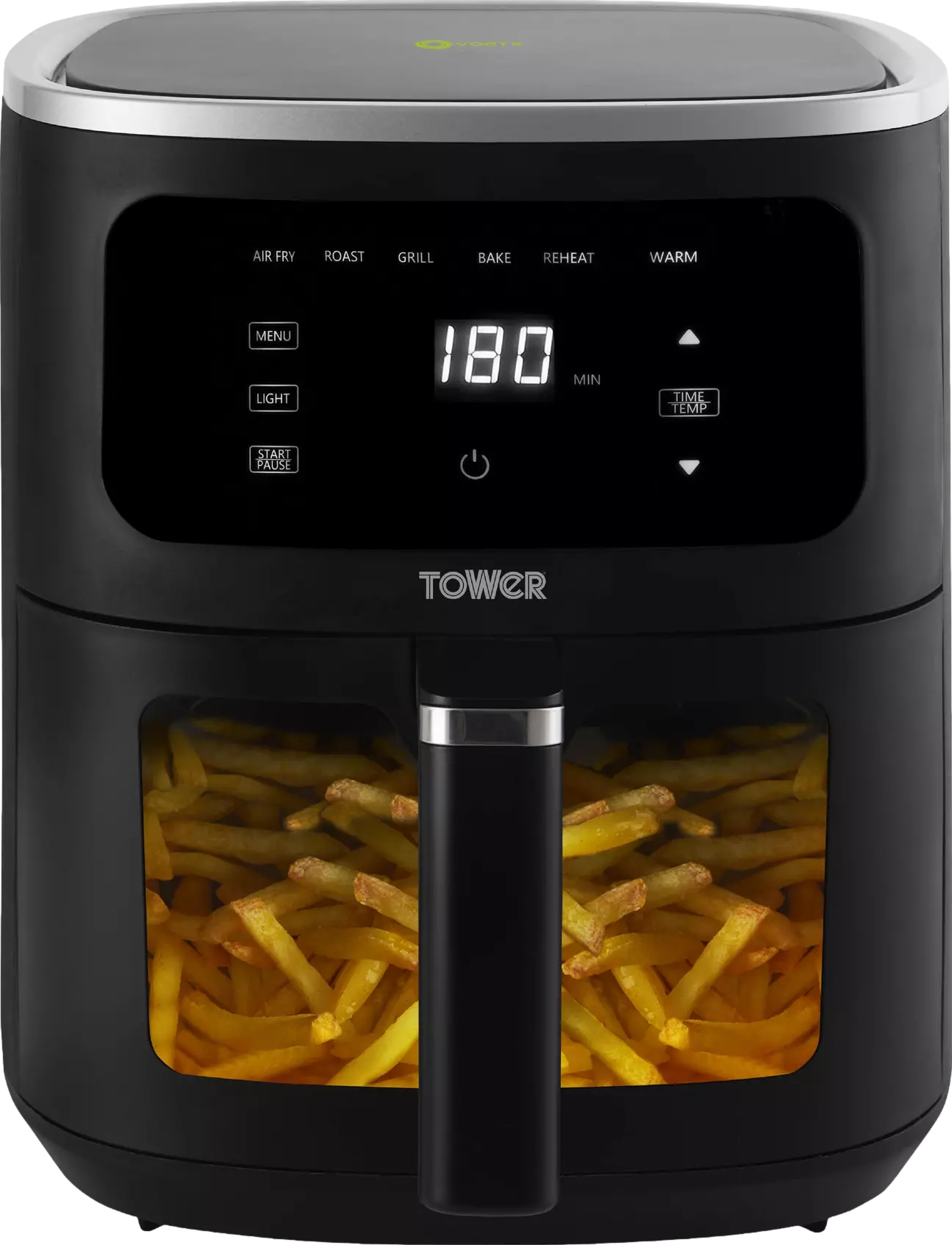 Vortx 4 Litre Digital Air Fryer Black