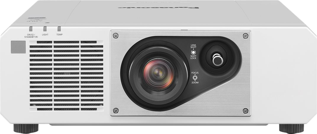 DLP Projector zoom lens LAN White