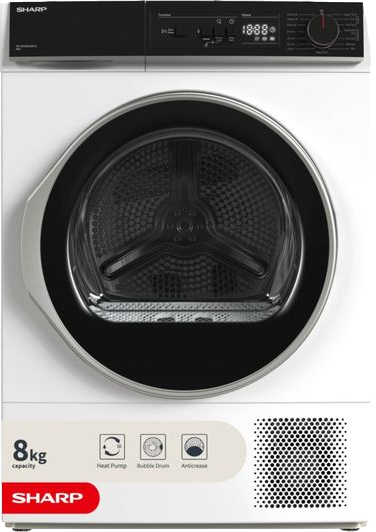 8kg Heat Pump Tumble Dryer White