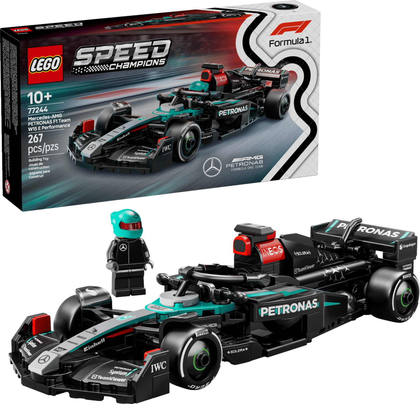 LEGO Speed Champions Mercedes-AMG F1 W15 Race Car thumbnail