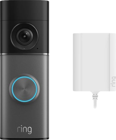 Wired Retinal 4K Video Doorbell Pro with Plug-In Adaptor Deep Silver