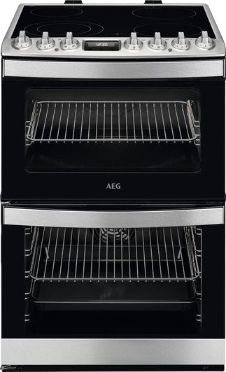 6000 SteamBake 60cm Electric Ceramic Cooker Stainless Steel