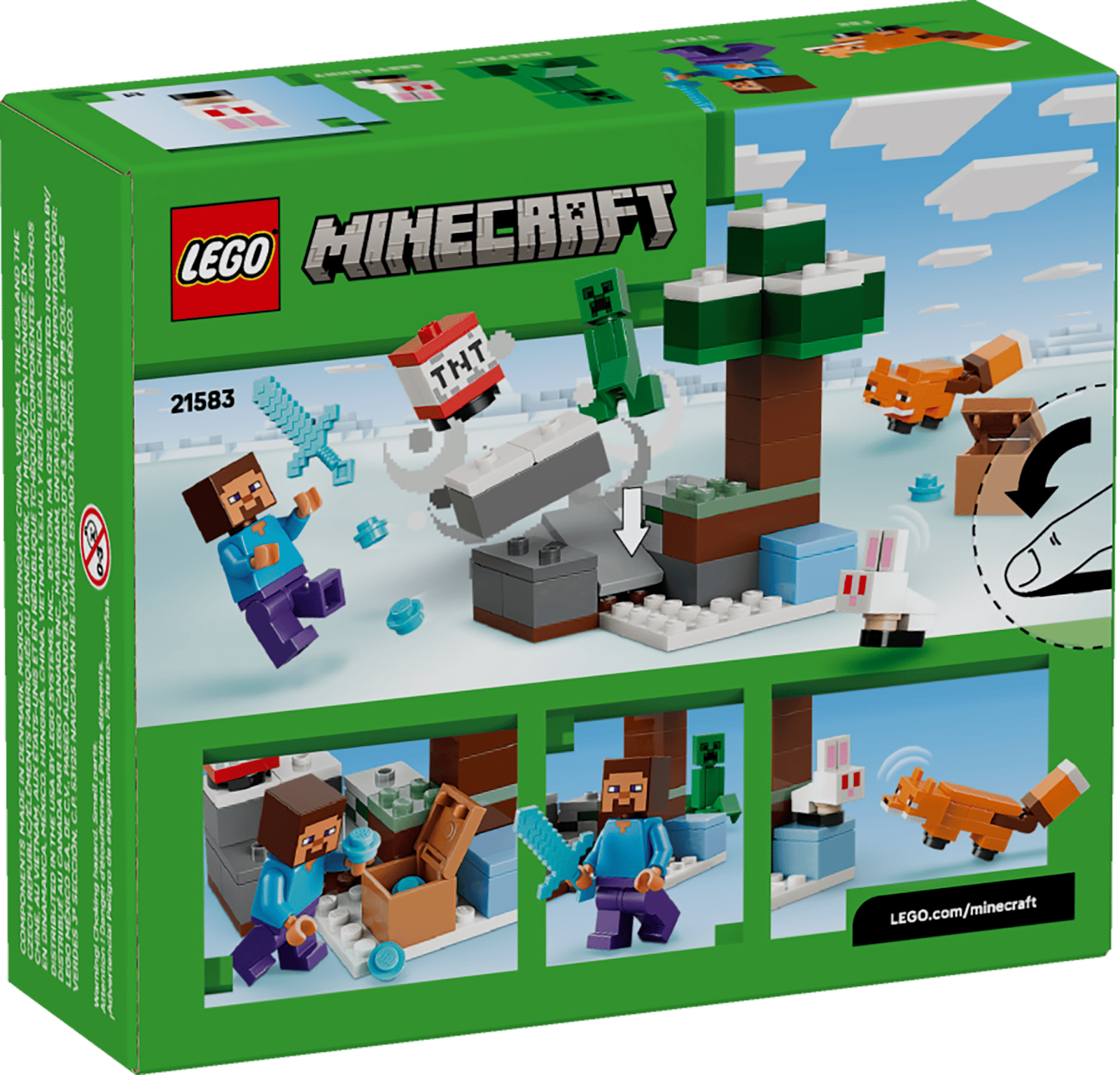 LEGO Minecraft Steve's Taiga Adventure thumbnail