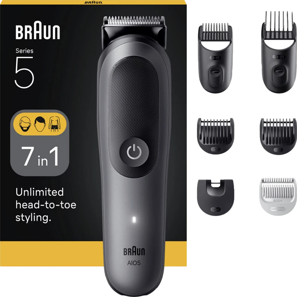 7-in-1 Beard, Hair & Body Grooming Kit