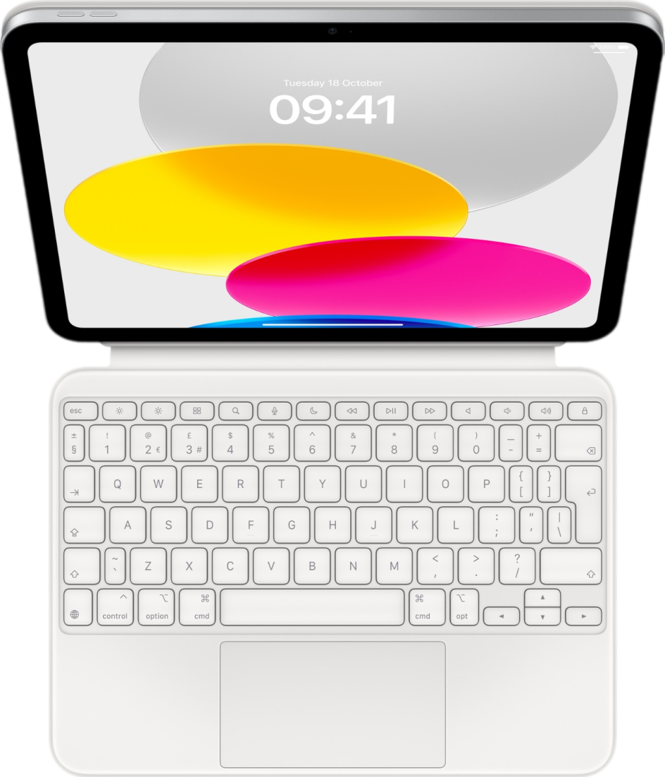 Magic Keyboard Folio for iPad A16 White