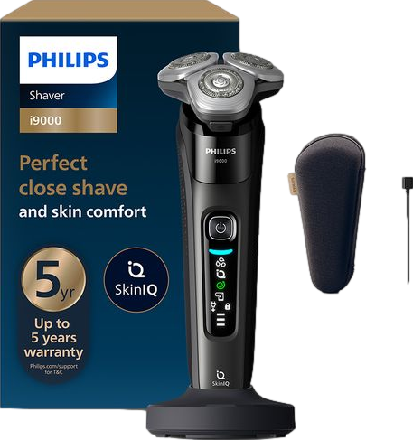 i9000 XP9000/30 Wet & Dry Rotary Shaver Ink Black