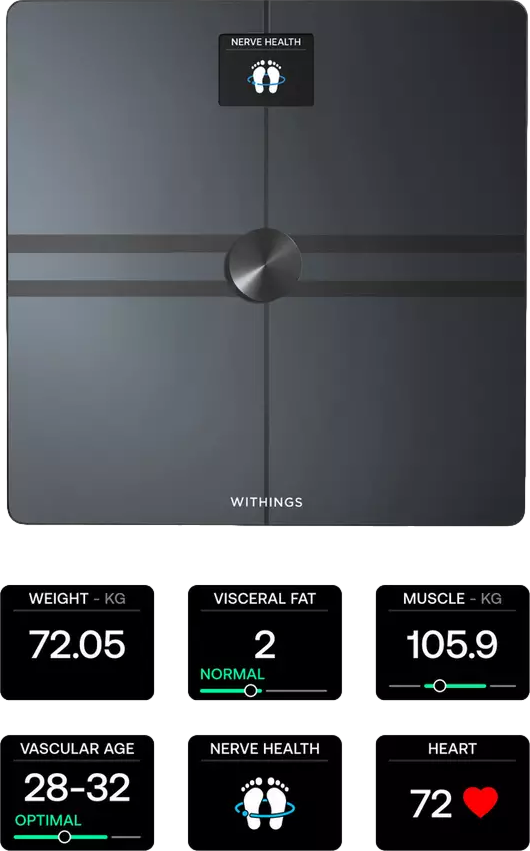Withings Body Composition Wifi Scale Black thumbnail