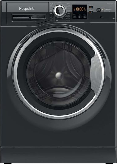 Anti-Stain NSWR 846 BS UK 8kg 1400 Spin Washing Machine Black