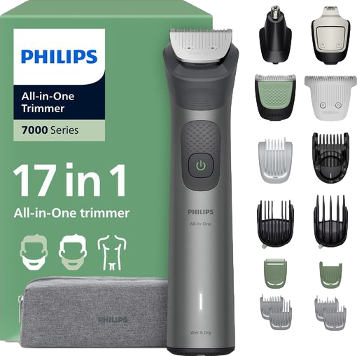 Series 7000 17-in-1 Wet & Dry Multi Grooming Trimmer Black