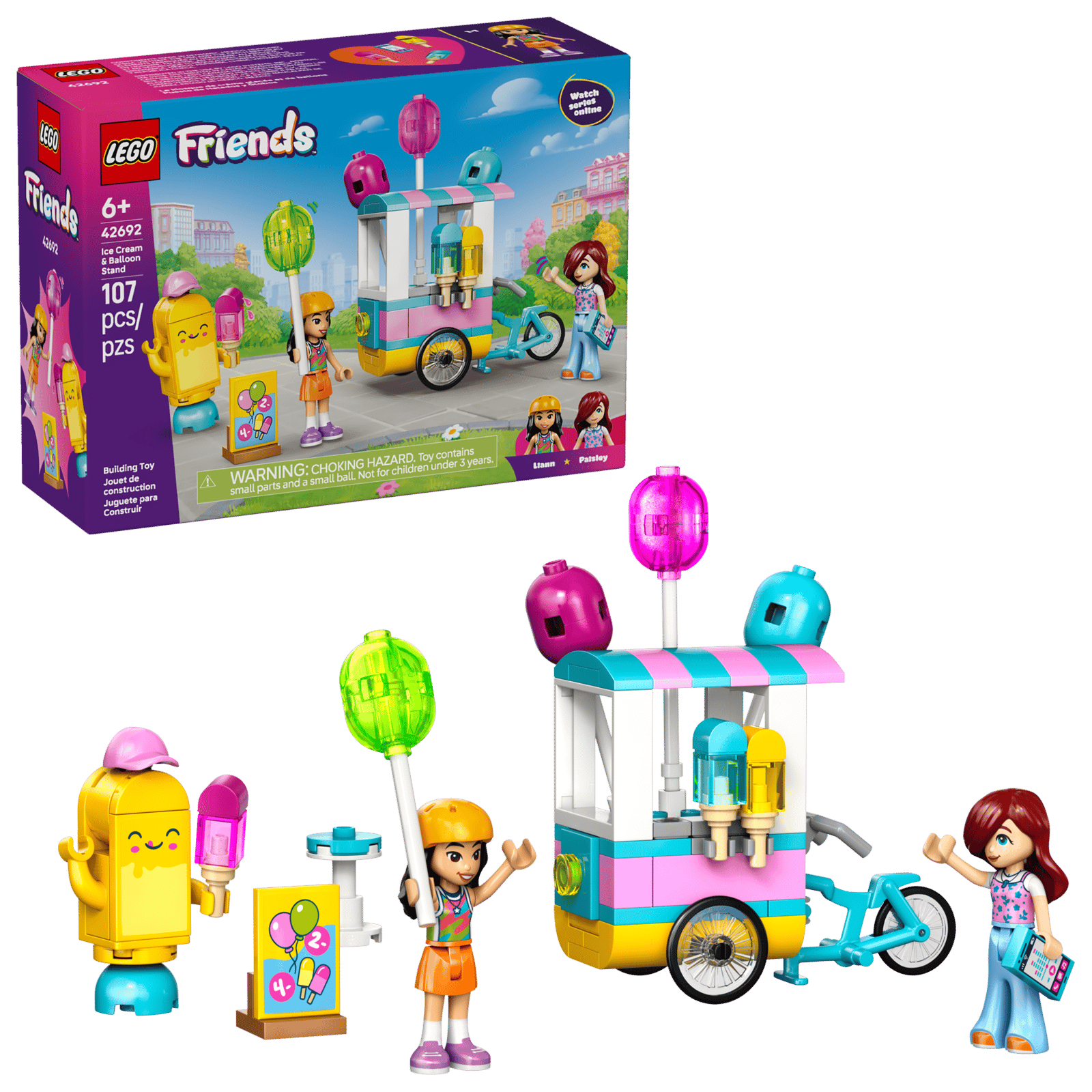 LEGO Friends Ice Cream & Balloon Stand thumbnail
