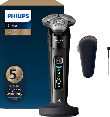 i9000 X9002/10 Wet & Dry Rotary Shaver Dark Slate