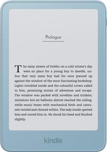 Kindle (2026) 6 Inch eReader without Ads 32GB Alpine Sky Aluminium