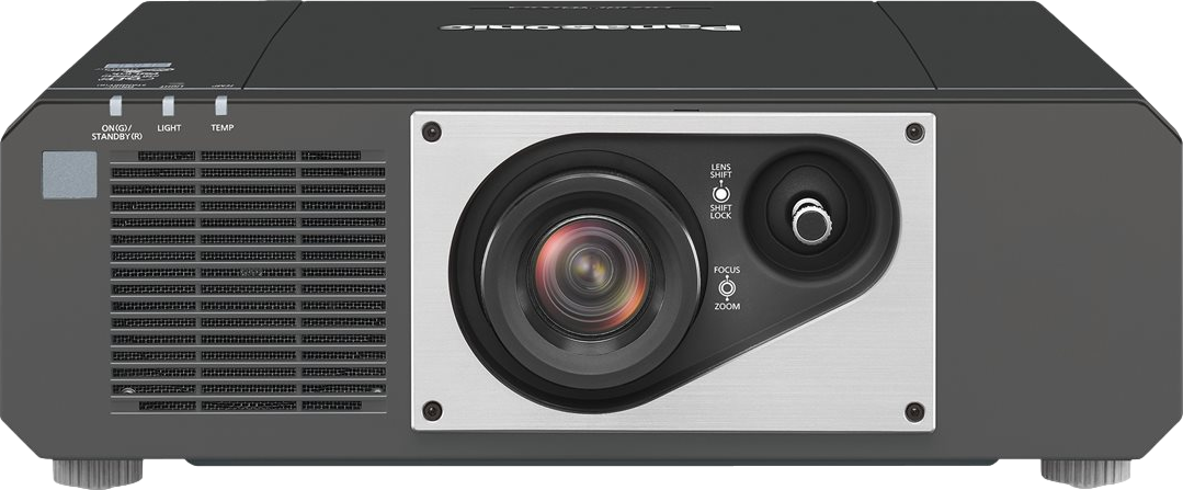 DLP Projector zoom lens LAN Black