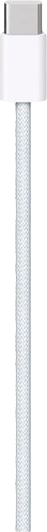 60W Woven USB-C Charge Cable 1m White