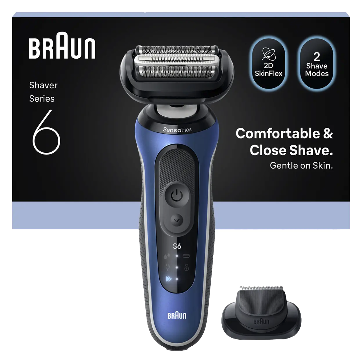 Wet & Dry Foil Electric Shaver with Precision Trimmer