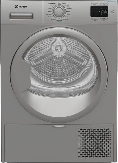 8kg Heat Pump Tumble Dryer Silver