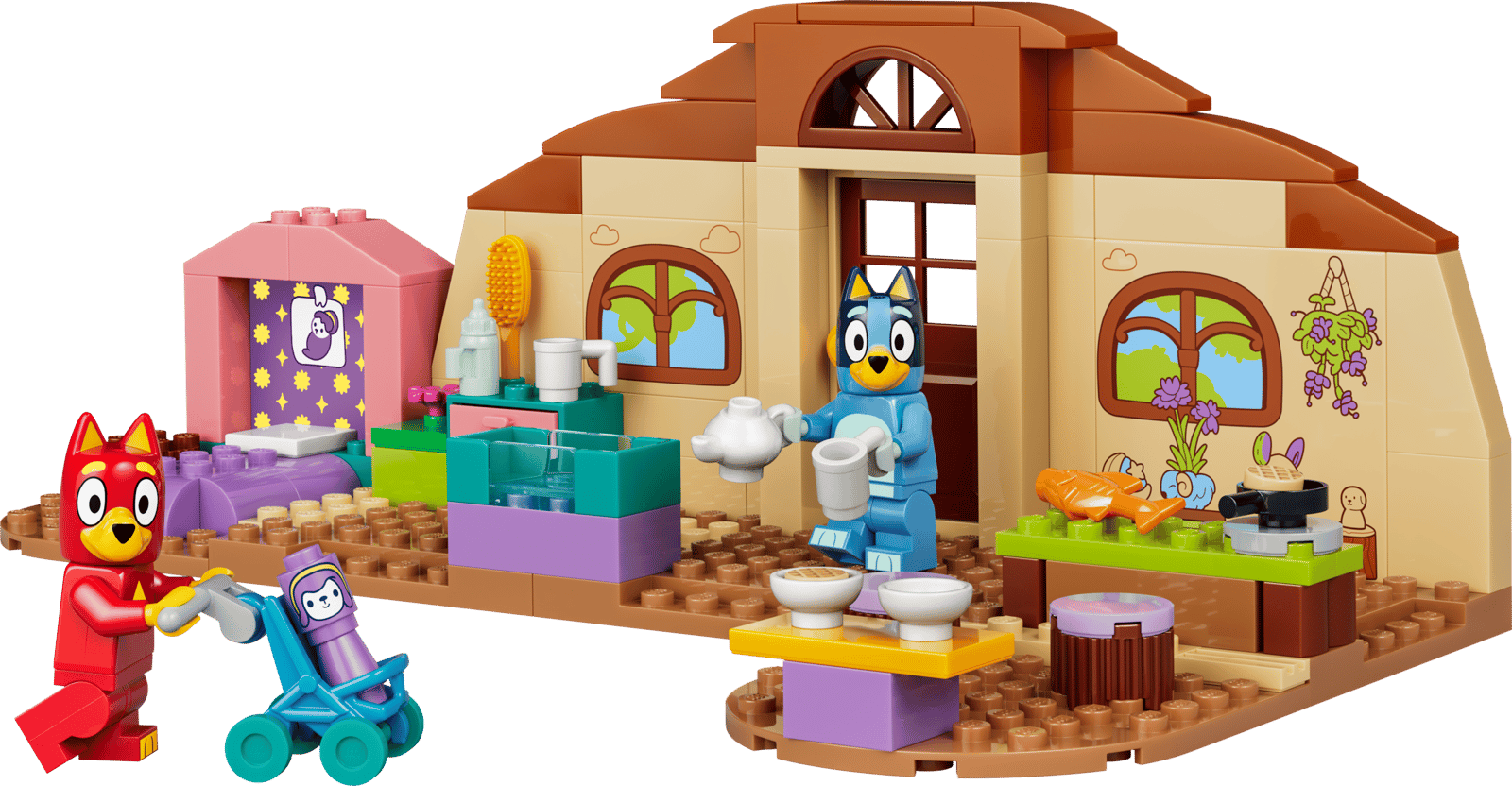 Bluey School with Rusty and Bluey
