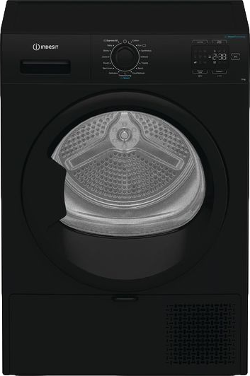 9kg Heat Pump Tumble Dryer Black