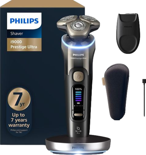 i9000 XP9405/11 Prestige Ultra Wet & Dry Rotary Shaver Black Gradient