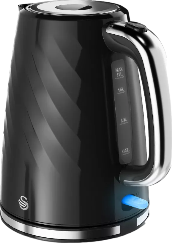1.7 Litre Textured Windsor Kettle Black