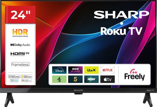 Roku TV 24" Smart HD Ready HDR LED TV