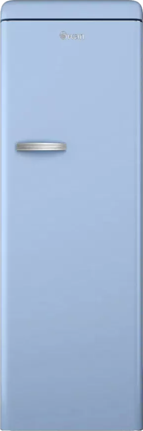 Retro Tall Larder Fridge Blue