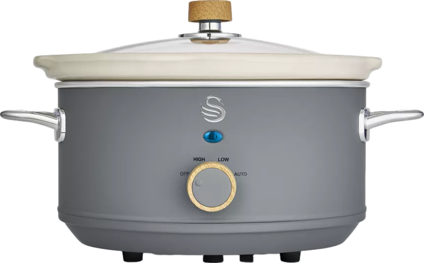 3.5L Nordic Slow Cooker Grey