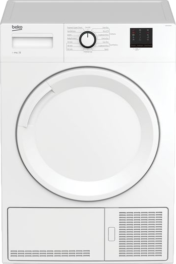 10kg Condenser Tumble Dryer White