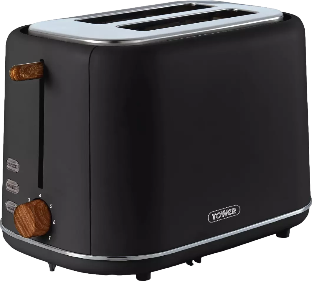 Scandi 2 Slice Toaster Black