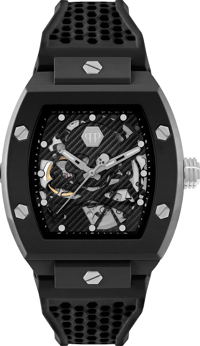 The $keleton Ecoceramic PWVBA0423 Men's Watch 44mm Black Dial Silicone