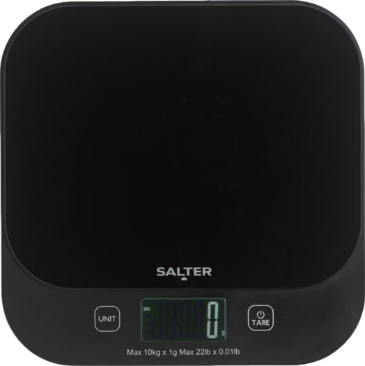 Waterproof Digital Kitchen Scales Black