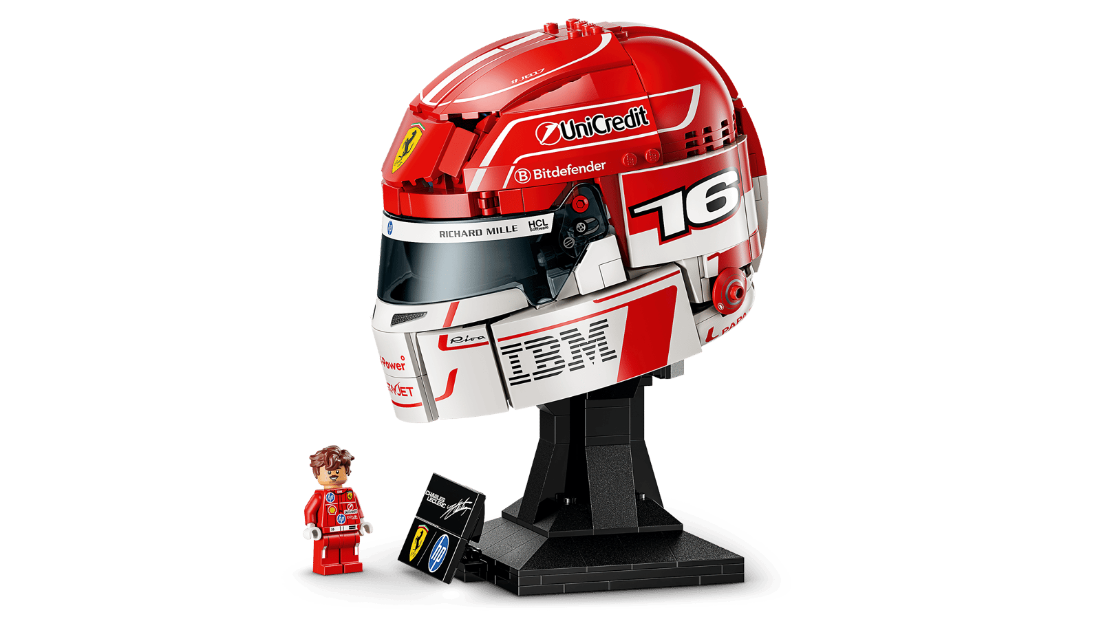 LEGO Editions Scuderia Ferrari HP Charles Leclerc Helmet thumbnail