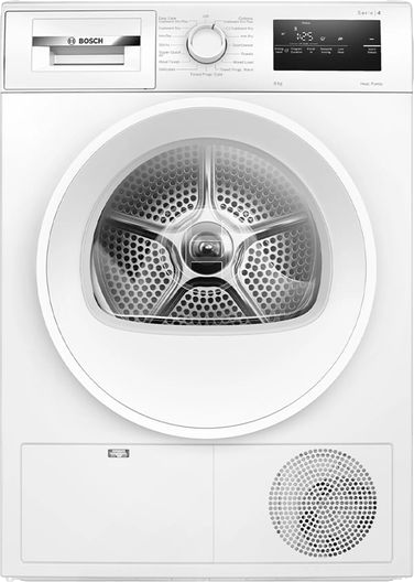 Series 4 8kg Heat Pump Tumble Dryer White