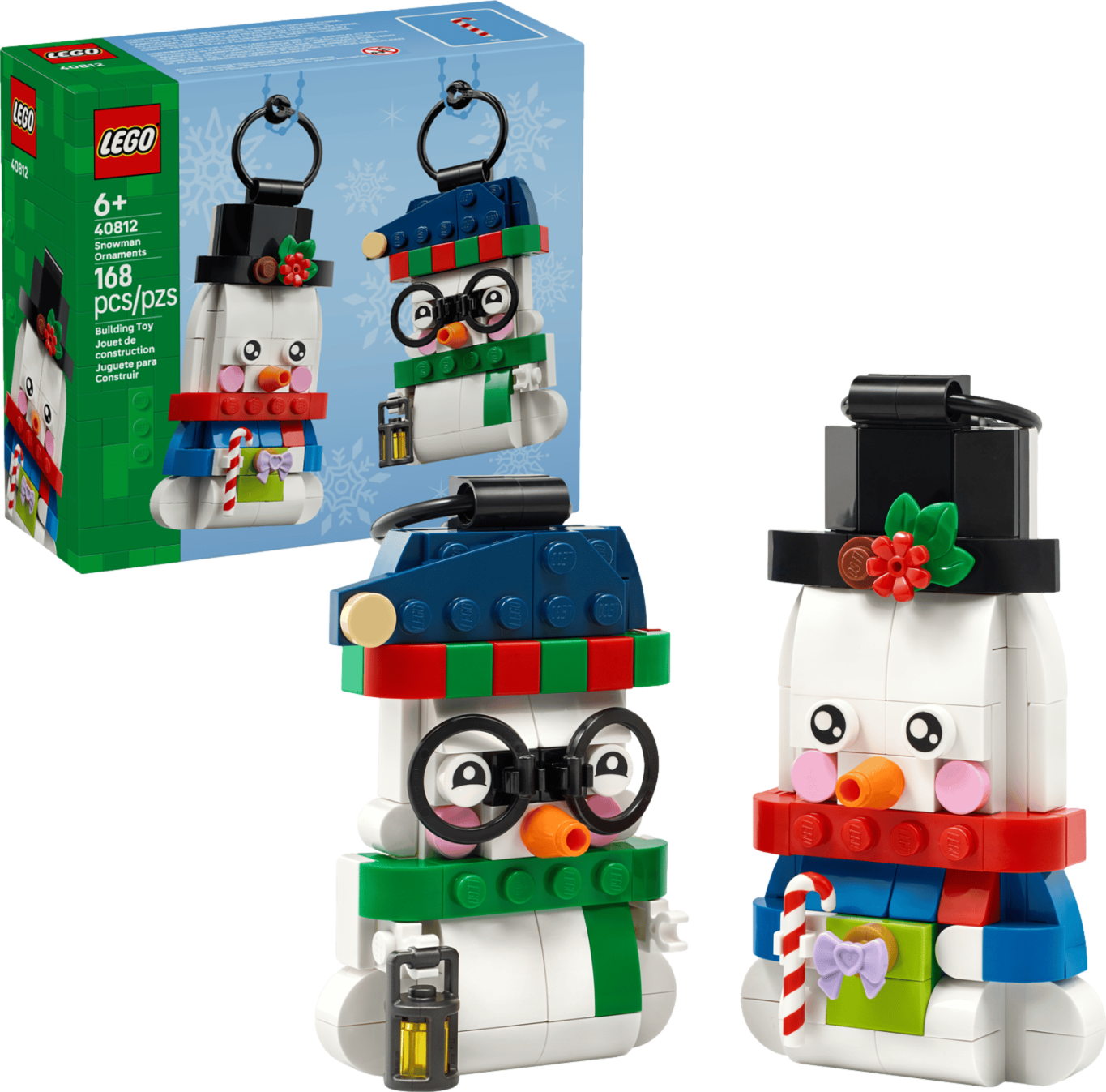 LEGO Snowman Ornaments thumbnail