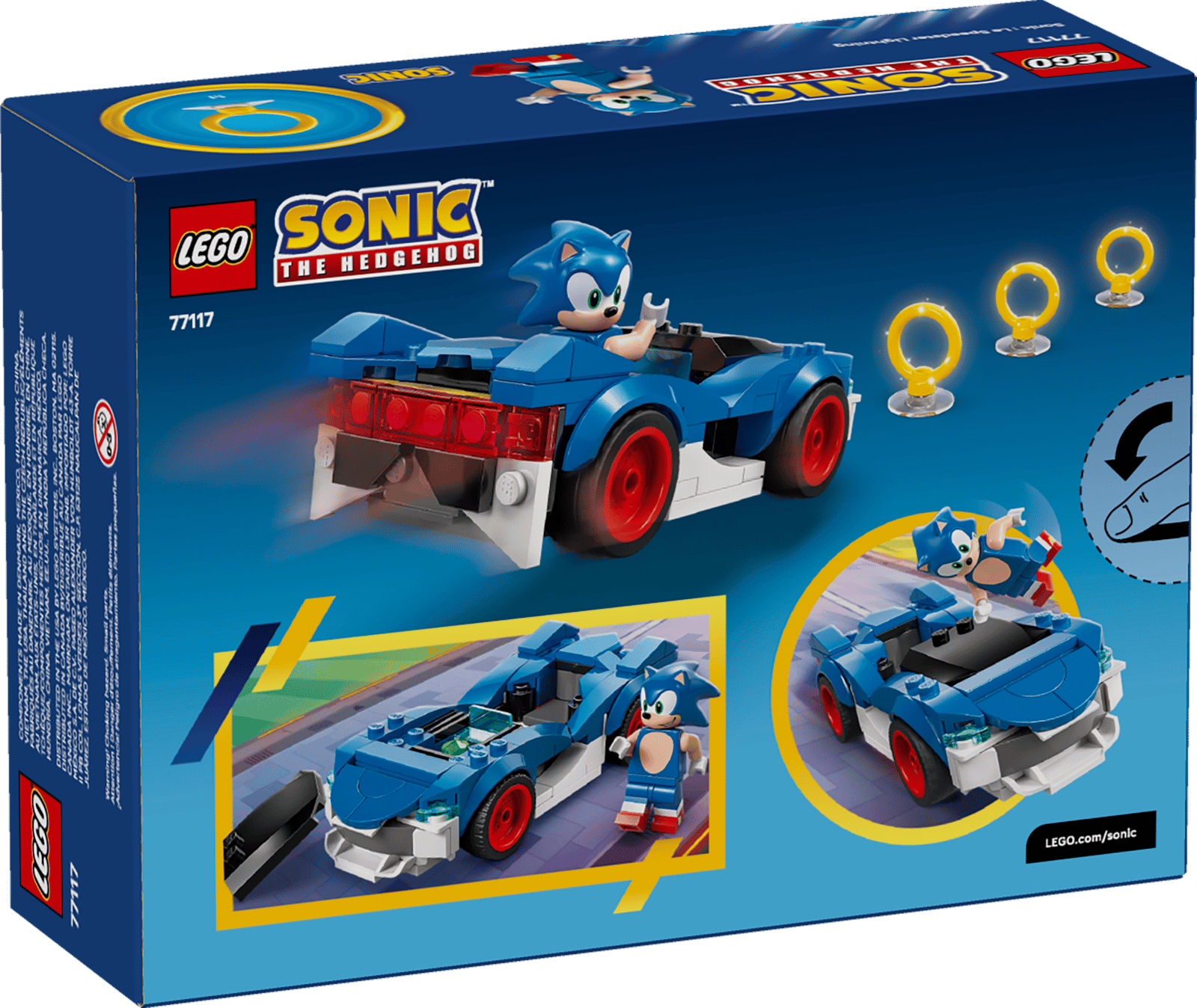 LEGO Sonic the Hedgehog Sonic Speedster Lightning thumbnail