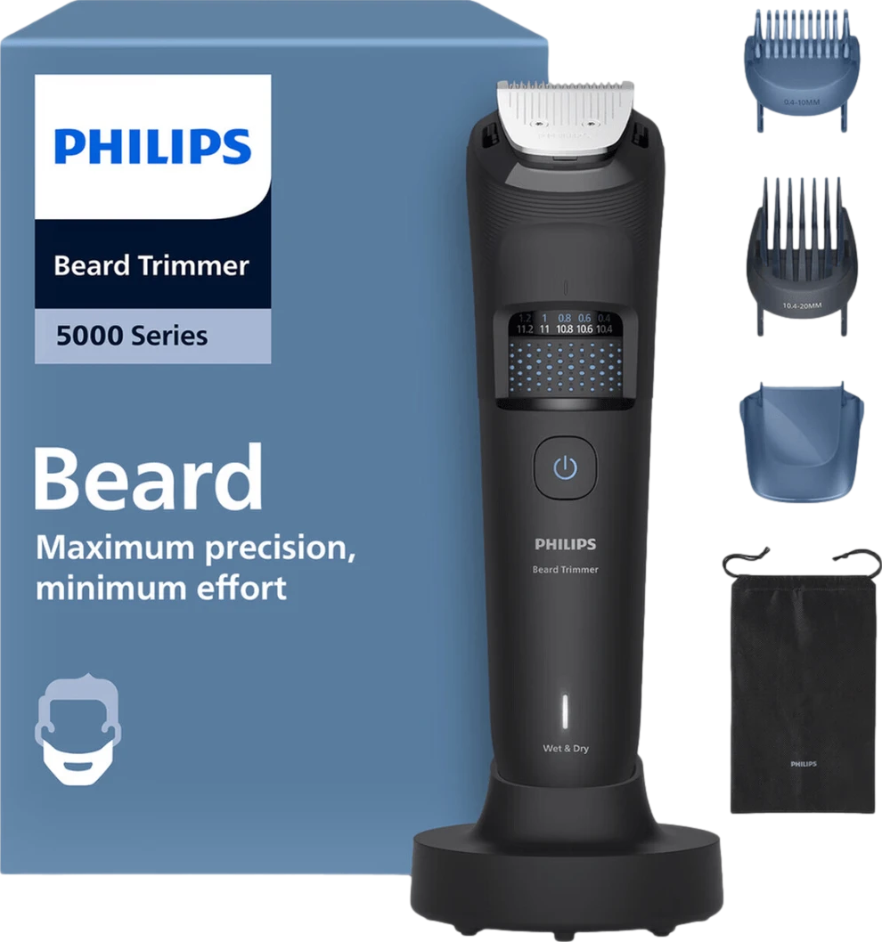 Series 5000 Wet & Dry Beard Trimmer Black
