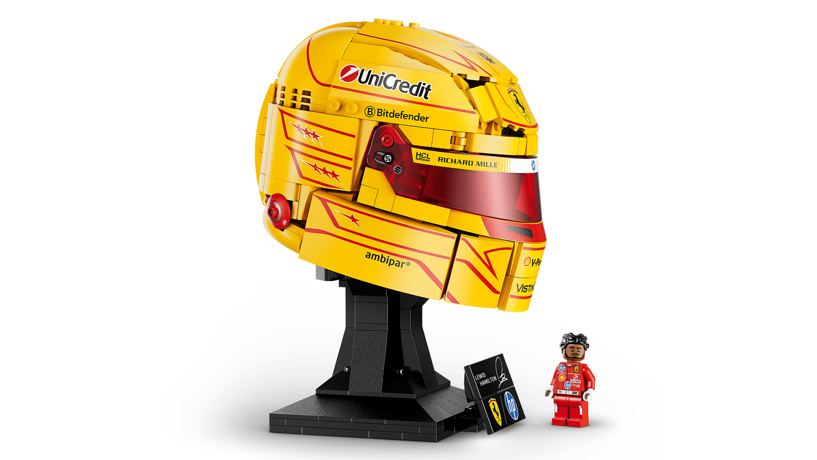 LEGO Editions Scuderia Ferrari HP Lewis Hamilton Helmet thumbnail