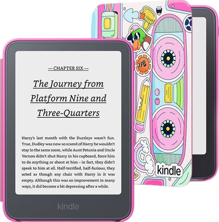 Kids Kindle (2026) 6 Inch eReader with Ads 16GB Bookman