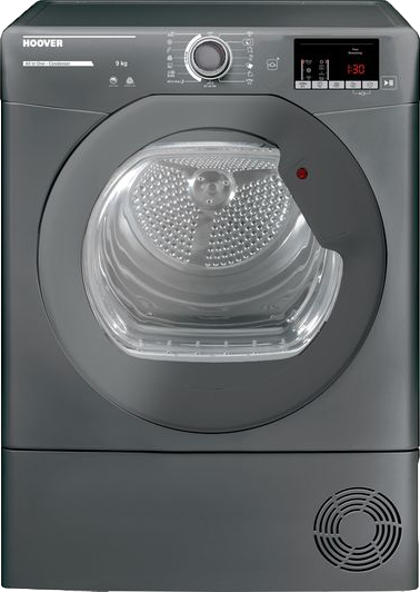 H-Dry 300 WiFi-enabled 9kg Condenser Tumble Dryer Graphite